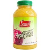 Kosher Lieber's apple sauce unsweetened 46 oz