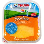 Kosher Tnuva Light Swiss Cheese 7.05 oz