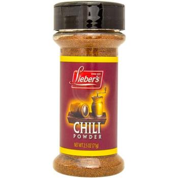 Kosher Lieber's chili powder 2.5 oz