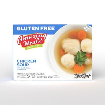 Kosher Meal Mart Amazing Meals Chicken Soup with Matzoball Non Gebrocht 12 oz