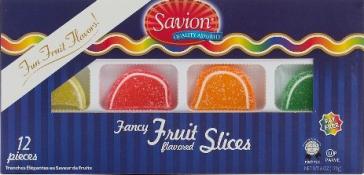 Kosher Savion Fancy Fruit Flavored Slices 6 oz