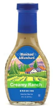 Kosher Blanchard & Blanchard Creamy Ranch Dressing 8 oz
