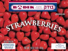 Kosher Bodek Strawberries 12 oz