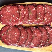 Aron hard salami with pepper Holon Food