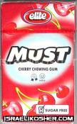 Elite must cherry chewing gum
