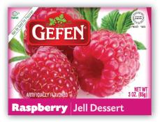 Kosher Gefen Raspberry Jell Dessert 3 oz