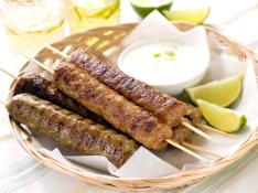 Kosher Grilled Beef Kifta Kebab with one Free Side Dish