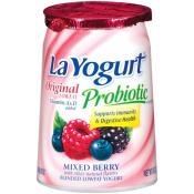 Kosher La Yogurt Mixed Berry Flavored Yogurt 6 oz