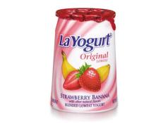 Kosher La Yogurt Strawberry Banana Flavored Yogurt 6 oz