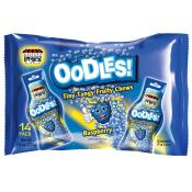 Kosher Paskesz Oodles Tiny Tangy Fruity Chews Blue Raspberry Flavor 7.9 oz