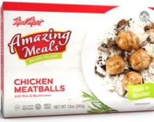 Kosher Meal Mart Amazing Meals Chicken Meat Balls w/ Rice & Garden Vegetables 12 oz