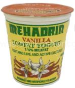 Kosher Mehadrin Vanilla Lowfat Yogurt 1 1/2 Milk Fat 8 oz