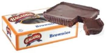 Kosher Haggada Bakery Chocolate Brownies 16 oz