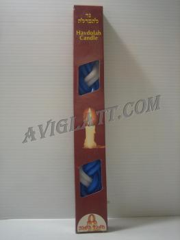 Kosher Blue & White Braided Havdolah Candle