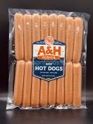 Kosher A&H Kosher Beef Hot Dogs 40 oz