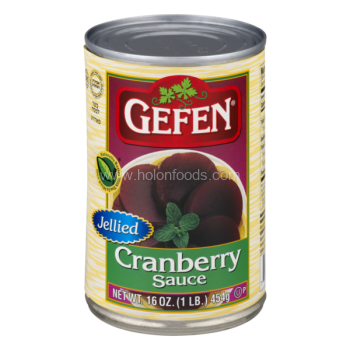 Kosher Gefen Cranberry Sauce Jellied 16 oz