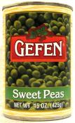 Kosher Gefen Sweet Peas 15 oz