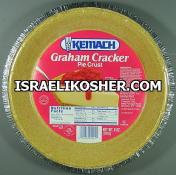 Kemach graham cracker pie crust 6 oz