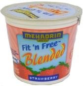 Kosher Mehadrin Strawberry Fit n Free Blended Yogurt 6 oz