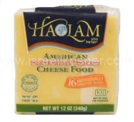 Kosher Haolam American Yellow Cheese 16 slices 12 oz