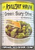 Kvusat yavne green sury olives