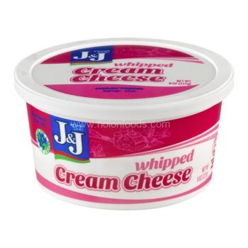 Kosher J & J Whipped Cream Cheese 8 oz