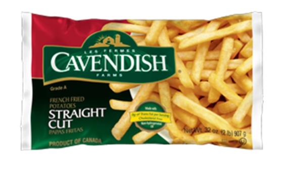 Kosher Les Fermes Cavendish Farms Straight Cut French Fries 28 oz