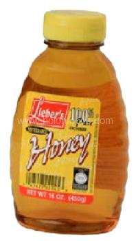 Kosher Lieber's 100% Pure Uncooked Honey 16 oz