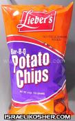 Lieber's bbq potatoe chips 6 oz kp