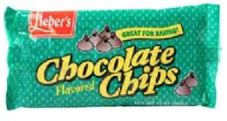 Kosher Lieber's Chocolate Flavored Chips 9 oz