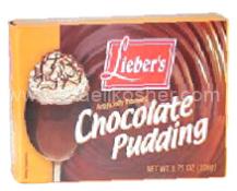 Kosher Lieber's Articially Flavored Chocolate Pudding 3.75 oz