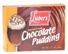 Kosher Lieber's Articially Flavored Chocolate Pudding 3.75 oz
