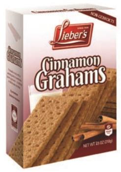 Kosher Lieber's Cinnamon Grahams 7.5 oz