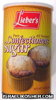 Lieber's pure confectioner's sugar 18 oz kp