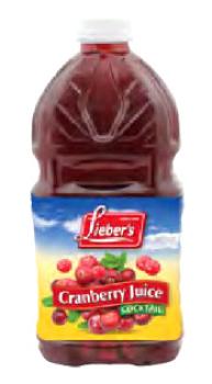 Kosher Lieber's Cranberry Juice Cocktail 64 oz