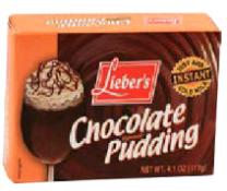 Kosher Lieber's Instant Chocolate Pudding 4.1 oz