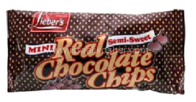 Kosher Lieber';s Mini Semisweet Chocolate Chips 9 oz