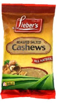 Kosher Lieber's Roasted Salted Cashew 8 oz