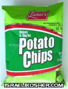 Lieber's onion potatoe chips 21 grams kp