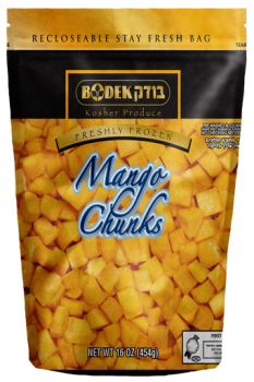 Kosher Bodek mango chunks 16 oz
