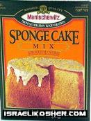 Manischewitz sponge cake mix kp