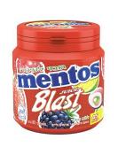 Kosher Mentos Juice Blast Mixed Fruit - Lime Flavored Gum 45 Pieces