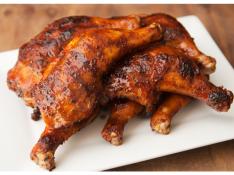 Kosher Orange Glazed Chicken Bottoms with one Free Side Dish