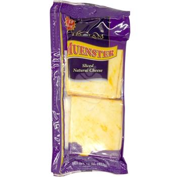 Kosher Haolam Muenster Sliced Cheese 16 oz