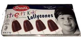 Kosher Streit's Milk Chocolate Lollycones 6 oz