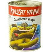 Kosher Kvuzat yavne large cucumbers in vinegar 7-9 (23 oz)
