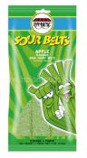 Kosher Paskesz Sour Belts Apple Flavored Sour Candy Belts 4 oz