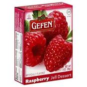 Kosher Gefen Raspberry Jell Dessert 3 oz
