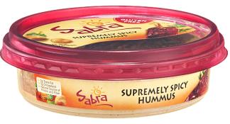 Kosher Sabra Supremely Spicy Hummus 10 oz