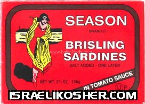 Season brisling sardines  in tomatoe sauce kp